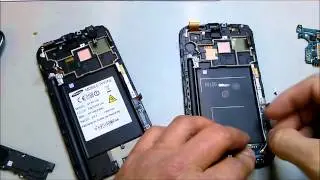 Замена AMOLED-дисплея Samsung Galaxy Note 2 N7100