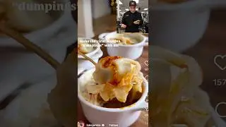 Making the Viral Dumpling Lasagna