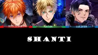SHANTI | Lucifer, Satan, Beelzebub (Ai Cover) | Obey Me! | (Romaji & English Lyrics)