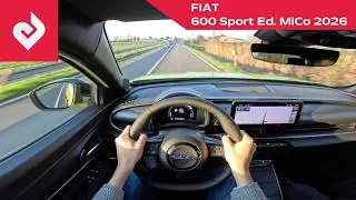POV FIAT 600 Sport Edizione Milano-Cortina | Walkaround, Interior, Driving