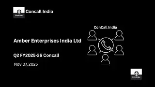 Amber Enterprises India Ltd, второй квартал 2025-26 финансового года, конколл