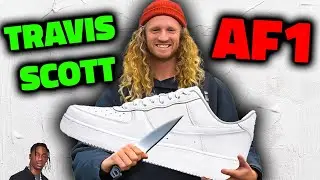 I MADE CUSTOM TRAVIS SCOTT AF1 LOWS 🤯👟