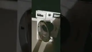 The washing machine is shaking so  put one of those in the floor.