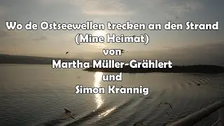 Wo die Ostseewellen trecken an den Strand von Martha Müller-Grählert