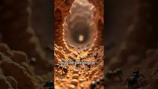Did you know ants never sleep 😴 #facts #amazingscience #aianimation #universe #factshorts