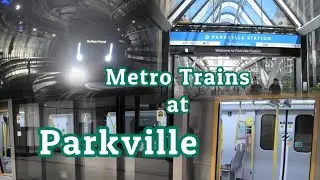 Metro Trains at Parkville - Metro Tunnel (Part 4)
