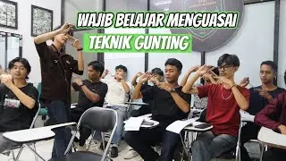 TUTORIAL MENGUASAI TEKNIK GUNTING_diy layered haircut