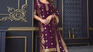 Trendy party wear suit design 2026 | new bnarsi suit design ✨