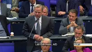 AfD im Bundestag - Leif-Erik Holm Kurzintervention