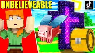 NEW VIRAL TIK TOK MINECRAFT HACKS | PART#2 | HS GAMING