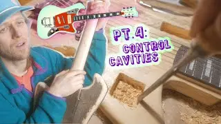 Surf Guitar Build pt.4 - Hacking out the control cavities
