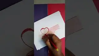 Hand holding heart drawing || very easy drawing || #shorts#
