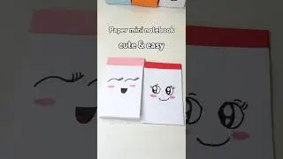 Cute Mini Paper Notebook 📒| Easy DIY #papercraft #shorts #diycrafts