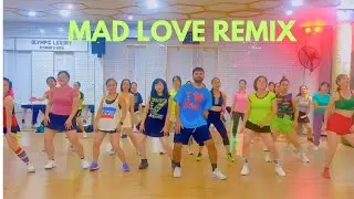 Mad Love &ndash; Glow In The Dark Remix | Zumba Dance Workout 💃🔥#dancefitness #madlove #remix 