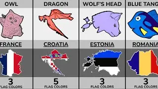 Animal-Shaped Nations You Can Spot on the Globe!🐘🌍