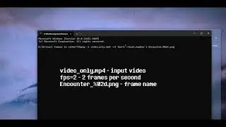 How to extract frames from a downloaded video?