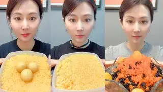 Chinese Colorful Fish Roe & Spicy Seafood ASMR | Crunchy Eating Sounds #65