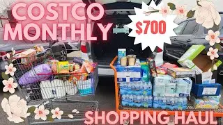 $700 HUGE COSTCO MONTHLY HAUL - March 2025 WITH PRICES