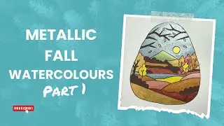 Metallic Fall Watercolours - Part 1: Sketching a Beautiful Fall Landscape