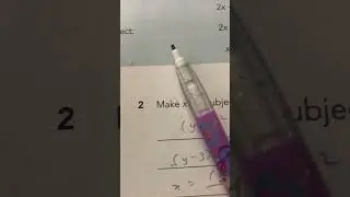 Working hard on the Algebra 2.6 workbook