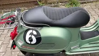 Vespa GTS 300 Sei Giorni - Walkaround und Erklärung auf Deutsch (english subtitles)