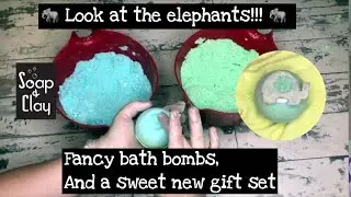 Bath time for elephants! | Whipped coconut, whipped frosting, awesome bombs | Day 153/365