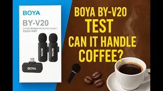 Today we unbox, test the Boya By-V20