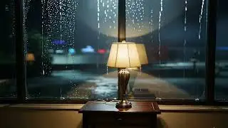 Heavy Rain Sounds from Bedroom Window 🌧️ | Insomnia Relief, Relax & Sleep