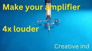 how to make a audio gain booster | creative ind