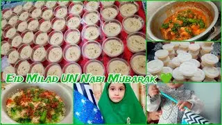 Eid Milad Un Nabi ﷺ 💚 VLOG | 8 KG KHEER DISTRIBUTION KI | 12 RABI UL AWAL 2024