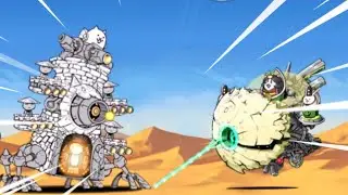 【兩人一起貓咪大戰爭】破壞衛星 混沌之月 1VS1 來自衛星 的代表 究竟能戰勝多少隻超激稀有