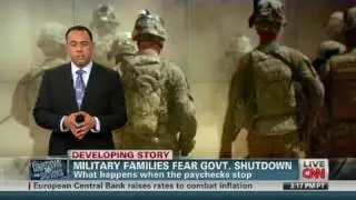 CNN: Military families fear government shutdown