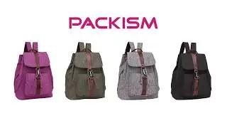 Backpack Purse, Packism Heavy Duty Water Resistant Mini Backpack