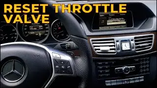DIY Как СБРОСИТЬ Адаптацию Дроссельной Заслонки Mercedes / Сброс дроссельной заслонки Mercedes W212