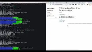 Sphinx Python program documentation video part 1/4