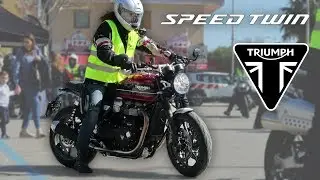 TRIUMPH SPEED TWIN 2019 Test Ride [ITA]