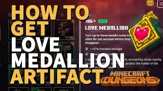 How to get Love Medallion Artifact Minecraft Dungeons (Controls Enemy Mobs)