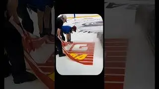 The Surprising Fate of Stadium Ice: Watch How Arenas Turn From Frozen Rinks to Concrete #shorts