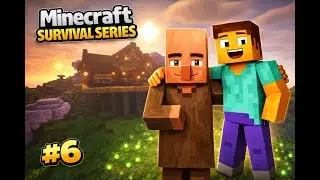 Building New House For Villagers | Minecraft Survival Series #6