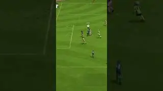 @LeskiGames Threads The Pass Perfectly Through The Defense And Keeper! #shorts #fifa #fifa23 #funny