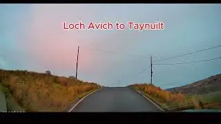 Loch Avich to Taynuilt #travel #scotland #dashcams #dashcamvideos #trip2scotland