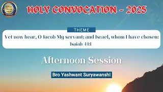 Day 5 - Afternoon Session - 08 Nov 2025 | Holy Convocation - Moriah Prayer House- Korba