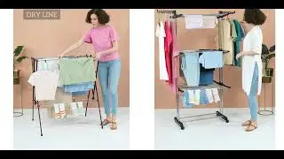Best Cloth Drying Stands in India | DRY LINE Space Saving Collection Folding Laundry Racks