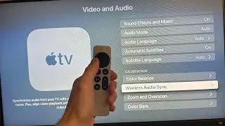 Apple TV: How to Sync Wireless Audio Tutorial! (For Beginners)