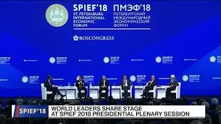 SPIEF '18: Presidential Plenary Session