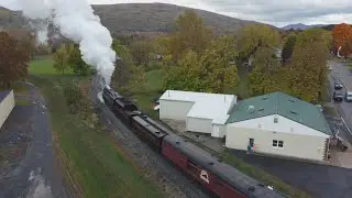 N&W 611 Goshen - Staunton - FROM THE SKIES