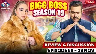 Bigg Boss 19: Episode 98 Review | 29 November | Salman Khan | Weekend Ka Vaar