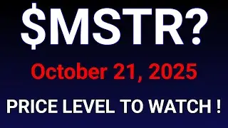 MSTR Stock (MicroStrategy Incorporated) MSTR Stock Technical Analysis | October 21, 2025 