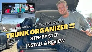 2020- 2024 Toyota Highlander Rear Trunk Organizer From CarTrimHome