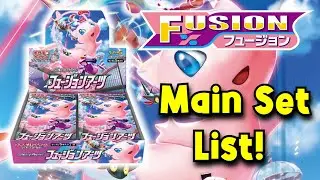 NEW Pokemon FUSION Arts Main Set List